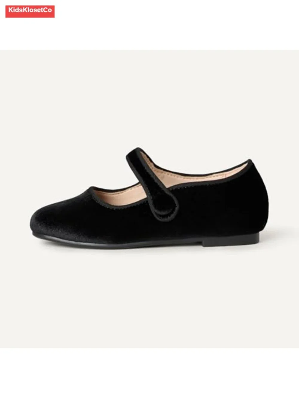 Toddler Girls Mary Jane Ballet Flats Velvet Memory Foam Non-Slip